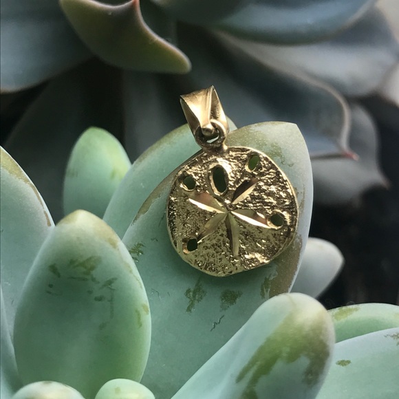 Jewelry - 💥NEW 14k Gold Sand Dollar Charm